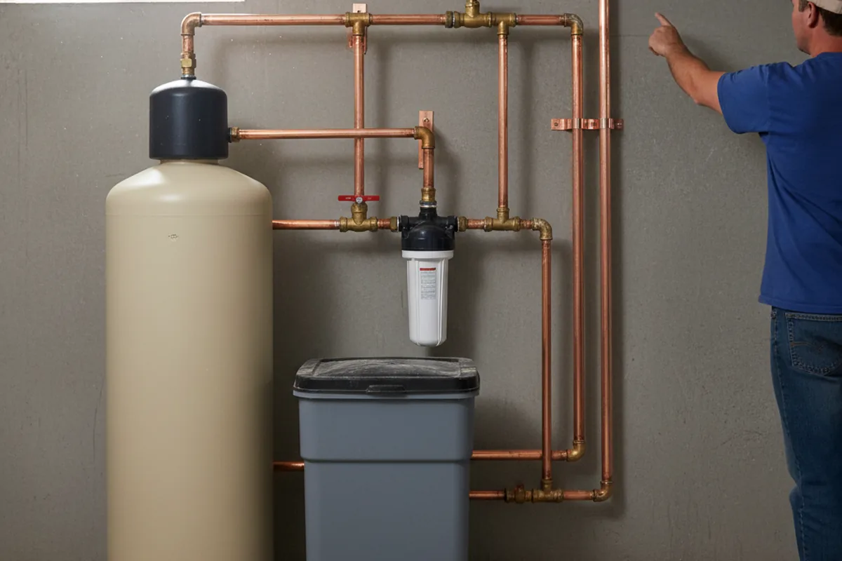 Whole-house water treatment system installed in Menomonee Falls
